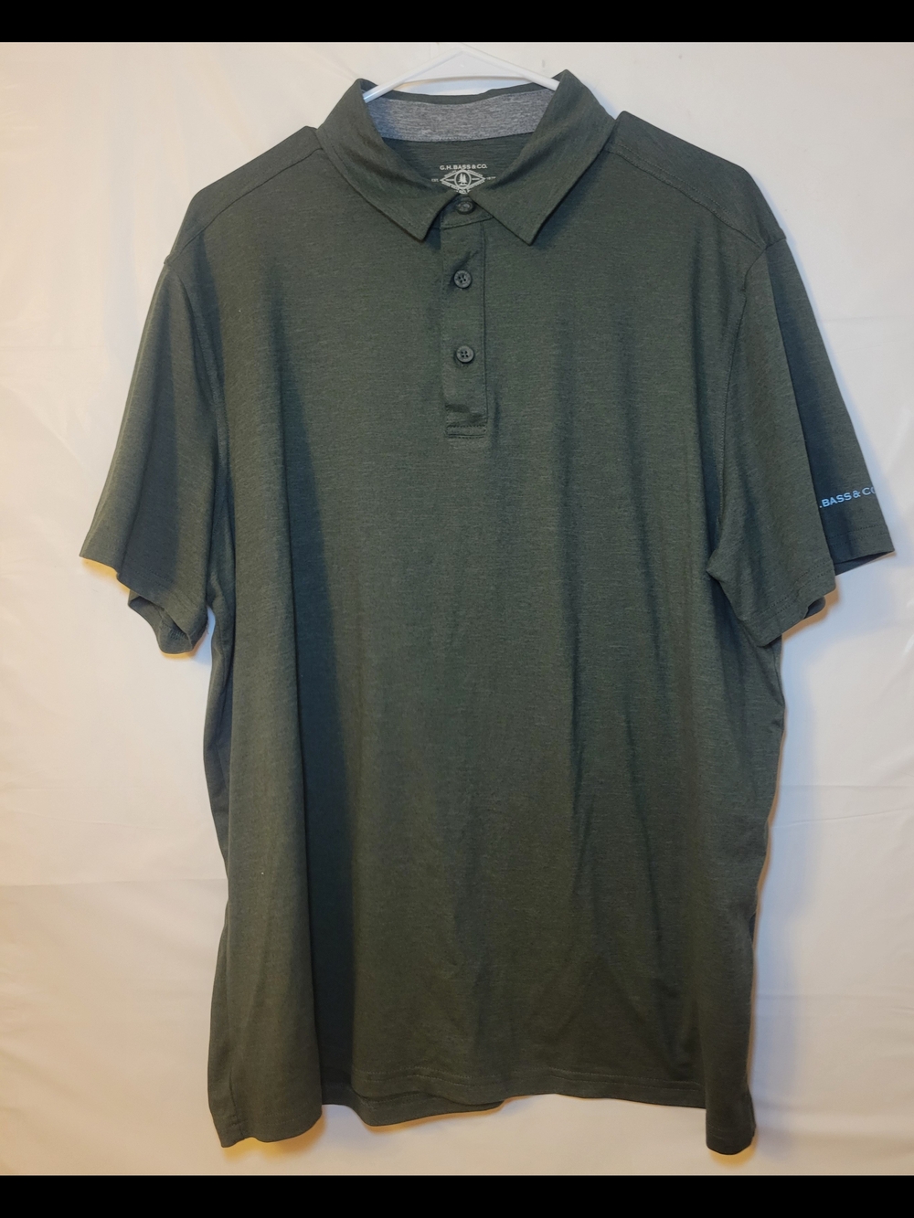 G.H. Bass & Co. Men's Polo — Olive Green